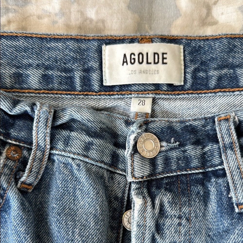 Agolde Riley Jeans 100% cotton - Picture 3 of 6